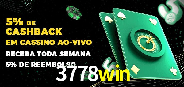 Promoções do cassino ao Vivo 3778win